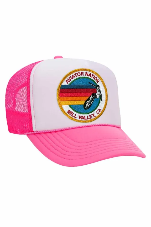 WomenMen Trucker Hats Aviator Nation Mill Valley Trucker Hat