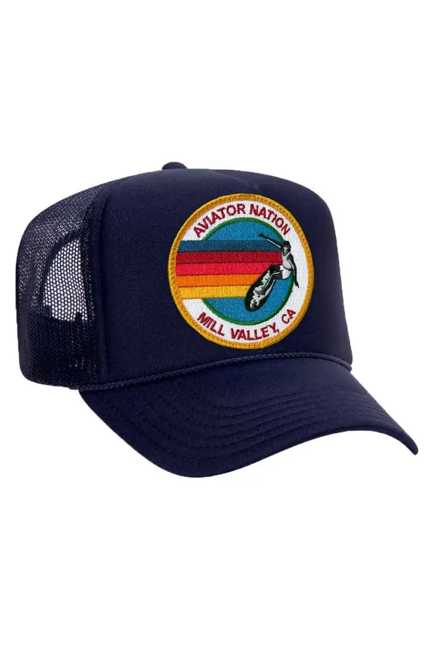 WomenMen Trucker Hats Aviator Nation Mill Valley Trucker Hat