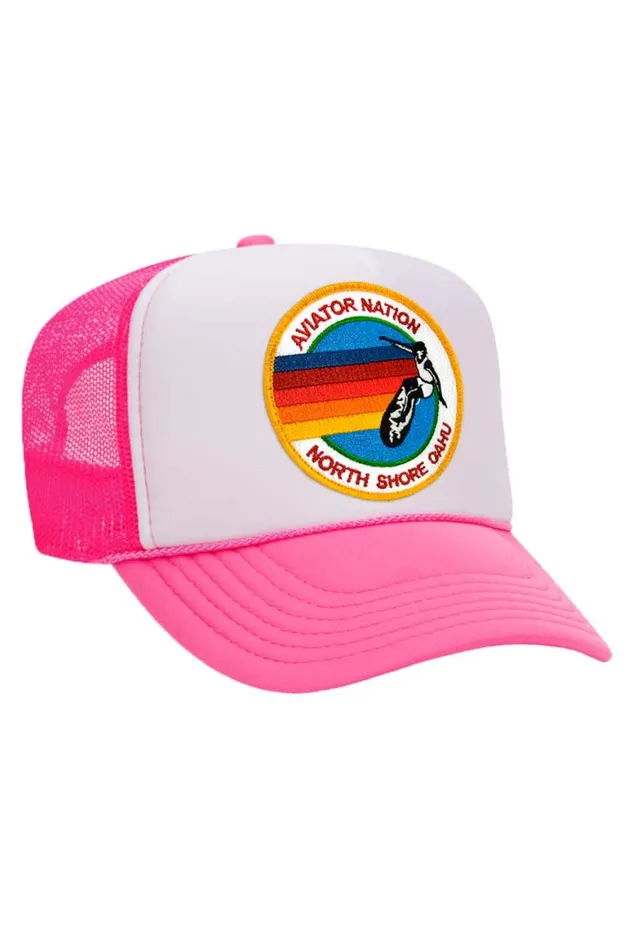 WomenMen Trucker Hats Aviator Nation North Shore Trucker Hat