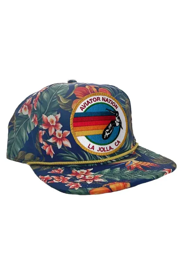 WomenMen Trucker Hats Aviator Nation Signature La Jolla Vintage Safari Twill Low Rise Trucker