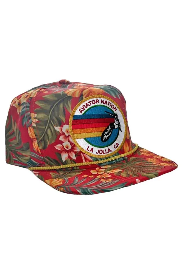 WomenMen Trucker Hats Aviator Nation Signature La Jolla Vintage Safari Twill Low Rise Trucker