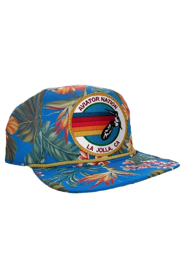 WomenMen Trucker Hats Aviator Nation Signature La Jolla Vintage Safari Twill Low Rise Trucker