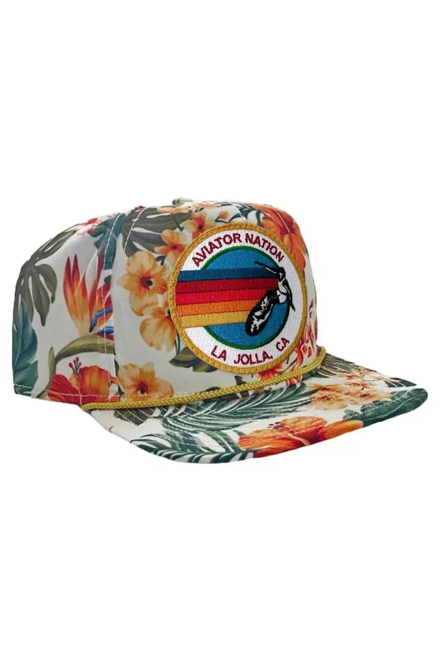 WomenMen Trucker Hats Aviator Nation Signature La Jolla Vintage Safari Twill Low Rise Trucker