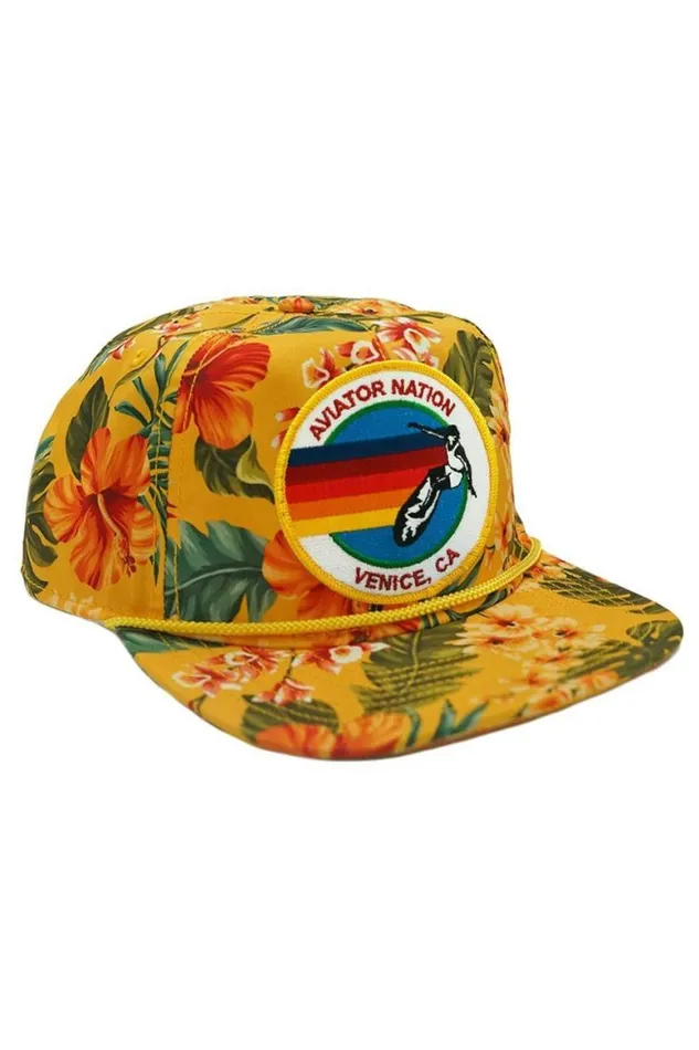 WomenMen Trucker Hats Aviator Nation Signature Venice Vintage Safari Twill LowRise Trucker