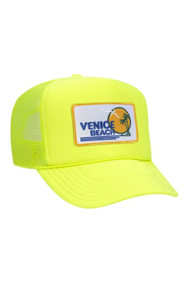 WomenMen Trucker Hats Aviator Nation Venice Beach Vintage Trucker Hat