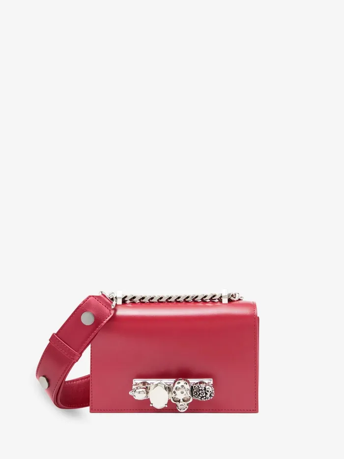 Women Mini Bags Alexander McQueen The Biker Mini Jewelled Satchel Lipstick Red Women Mini Bags Alexander McQueen The Biker Mini Jewelled Satchel Lipstick Red