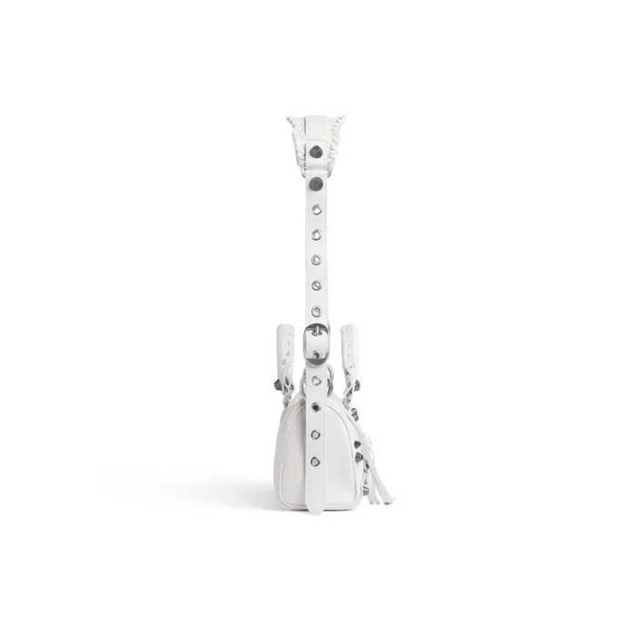Women Mini Bags Balenciaga Le Cagole Mini Duffle Bag In Optic White