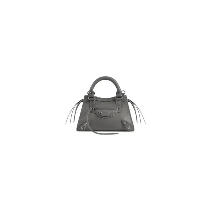 Women Mini Bags Balenciaga Neo Classic Mini Handbag In Grey