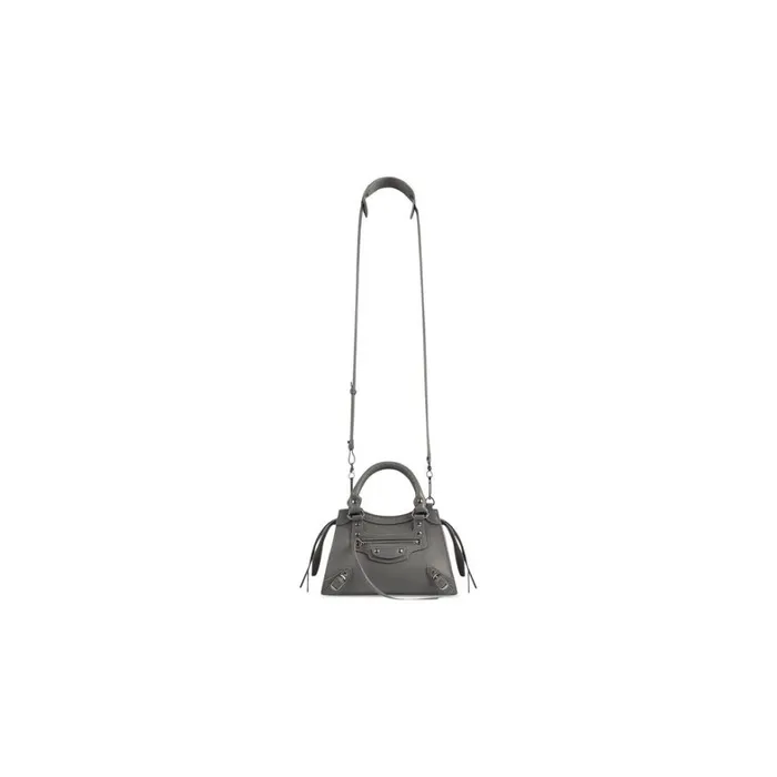 Women Mini Bags Balenciaga Neo Classic Mini Handbag In Grey