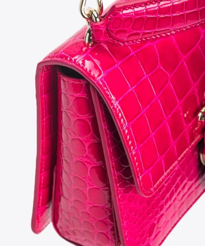 Women Mini Bags Pinko PINKO Galleria Mini Love Bag One Top Handle Light In Shiny Crocprint Leather Pinko Pinklightgold Women Mini Bags Pinko PINKO Galleria Mini Love Bag One Top Handle Light In Shiny Crocprint Leather Pinko Pinklightgold