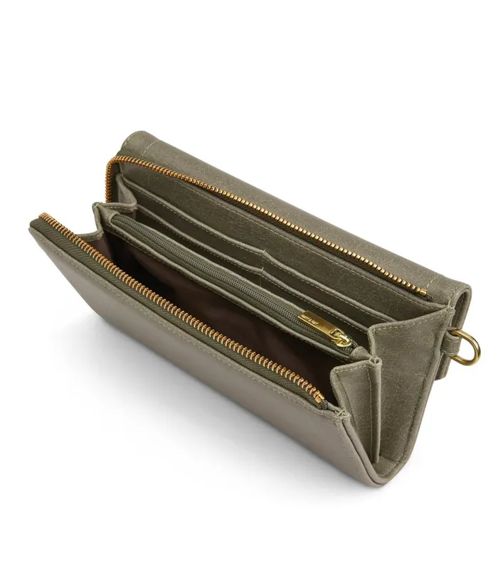Women Mion Vegan Wristlet Wallet 8211 Vintage Sage Matt and Nat Wallets