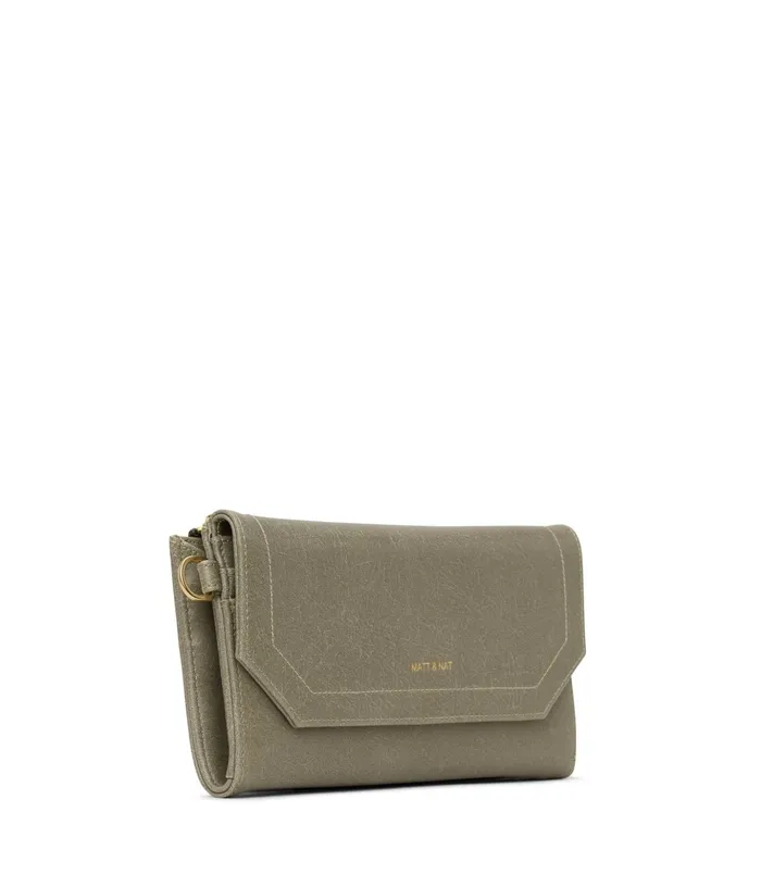 Women Mion Vegan Wristlet Wallet 8211 Vintage Sage Matt and Nat Wallets
