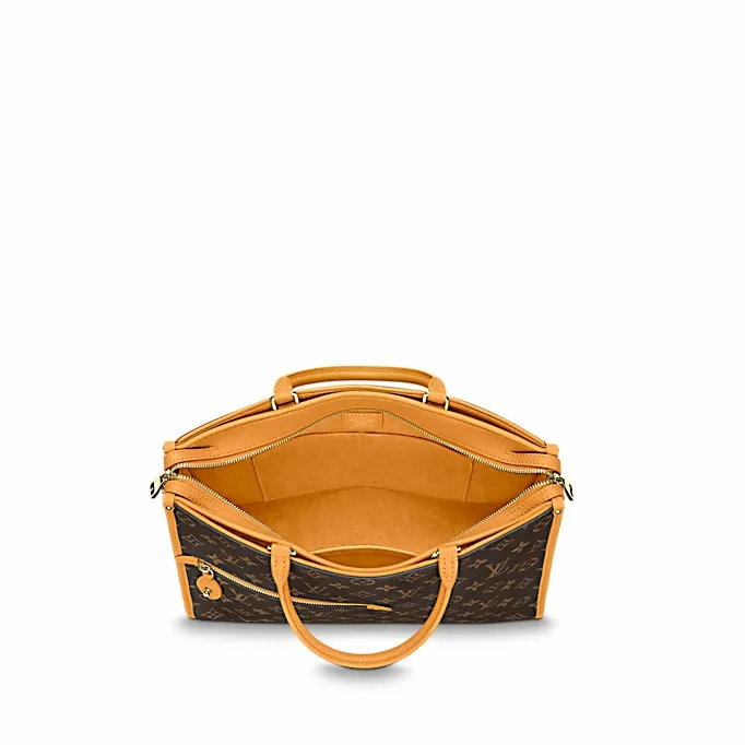 Women Montaigne Bag Louis Vuitton Louis Vuitton Monogram Canvas POPINCOURT MM SAFRAN IMPERIAL M43436 8211 Louis Vuitton Handbag Store