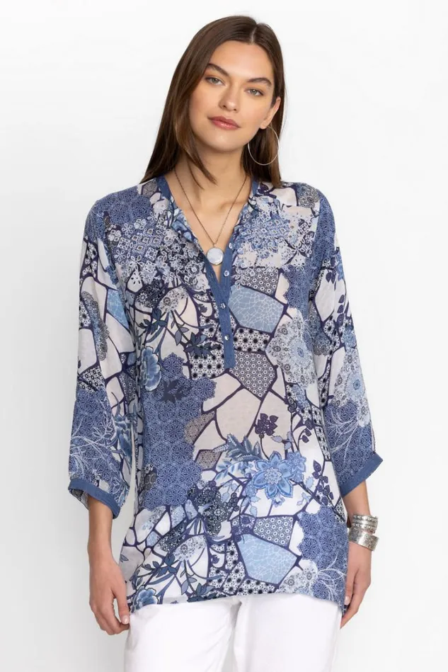 Women MOONLIGHT LEENA TUNIC Moonlight Johnny Was Tops
