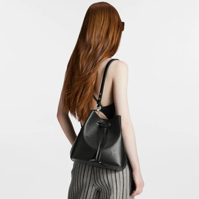 Women NeoNoe Bag Louis Vuitton Louis Vuitton Nono MM Epi Leather Black M54366 8211 Louis Vuitton Handbag Store