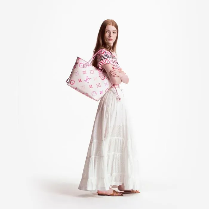 Women Neverfull Bag Louis Vuitton Louis Vuitton M22980 Neverfull MM Pink Monogram 8211 Louis Vuitton Handbag Store