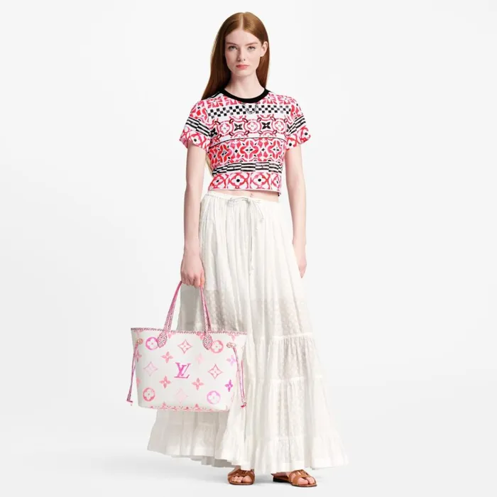 Women Neverfull Bag Louis Vuitton Louis Vuitton M22980 Neverfull MM Pink Monogram 8211 Louis Vuitton Handbag Store