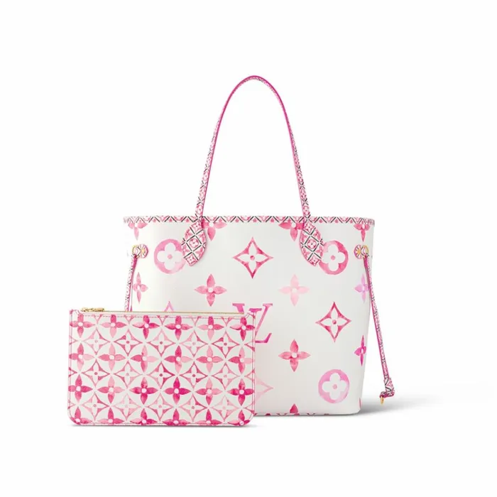 Women Neverfull Bag Louis Vuitton Louis Vuitton M22980 Neverfull MM Pink Monogram 8211 Louis Vuitton Handbag Store