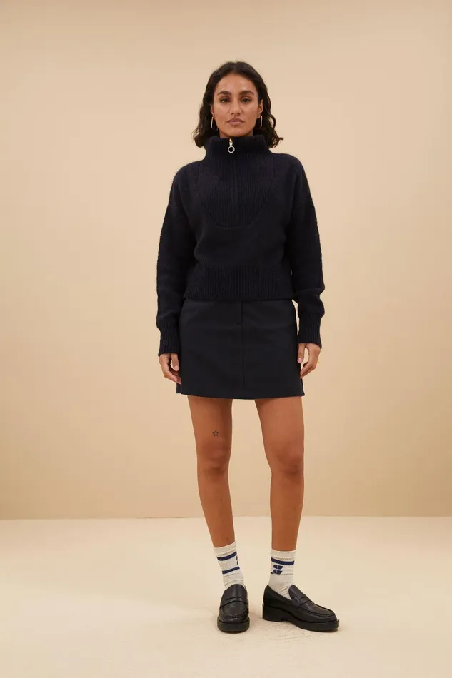 Women Noora Short Skirt Midnight Bybar Skirts Women Noora Short Skirt Midnight Bybar Skirts