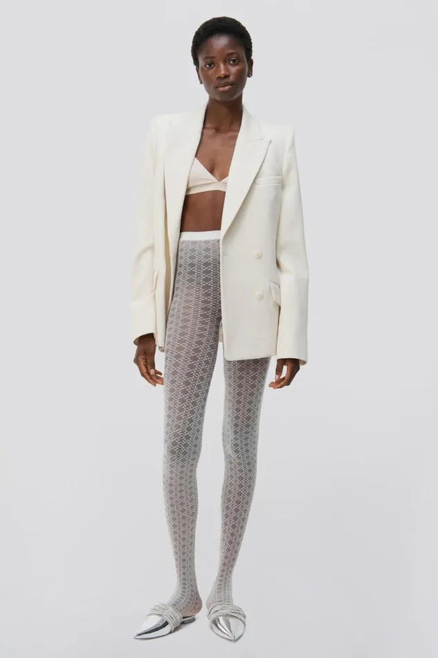Women Norah Blazer Eggshell Jonathan Simkhai Jackets and Coats