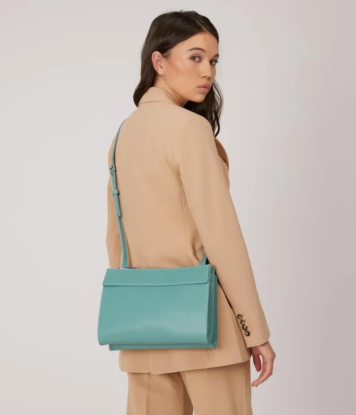 Women Onra Vegan Crossbody Bag 8211 Vintage Black Matt and Nat Shoulder Bags