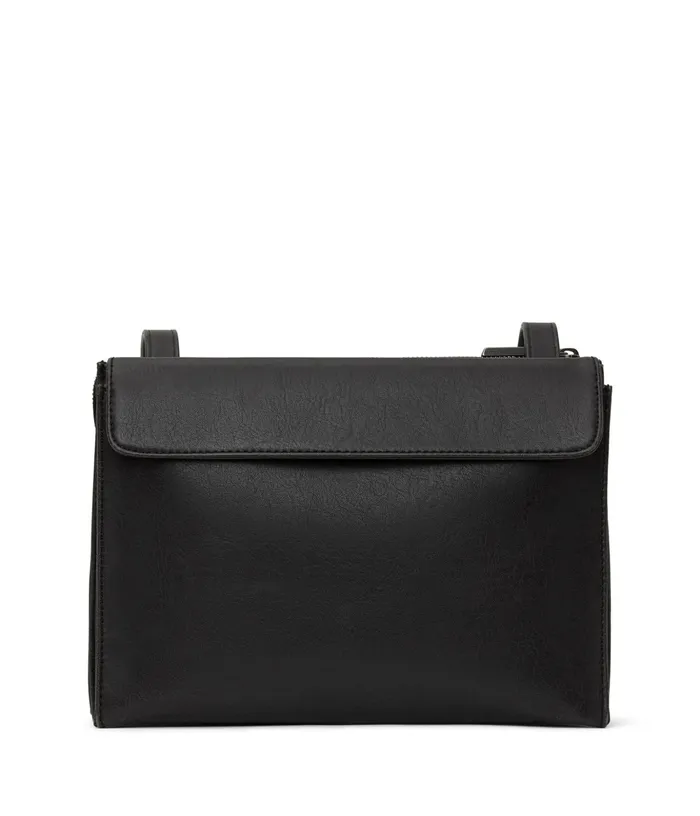 Women Onra Vegan Crossbody Bag 8211 Vintage Black Matt and Nat Shoulder Bags