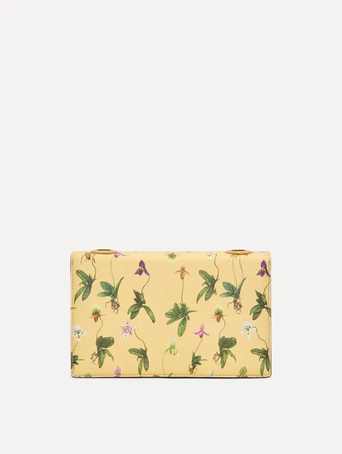 Women Orchid Printed TRO Bag Butter Oscar De La Renta Handbags Women Orchid Printed TRO Bag Butter Oscar De La Renta Handbags
