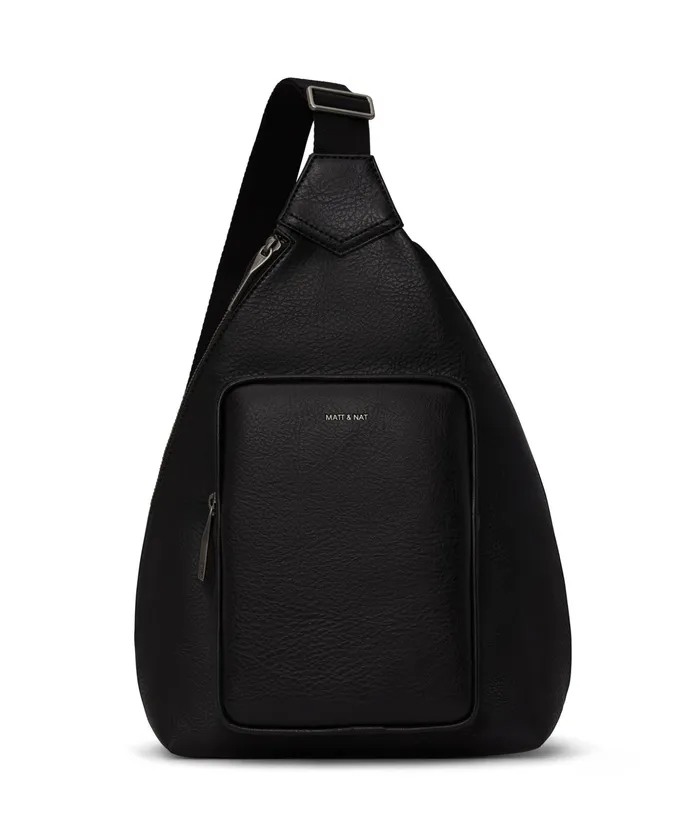 Women Orv Vegan Sling Bag 8211 Dwell Black Matt and Nat Backpacks