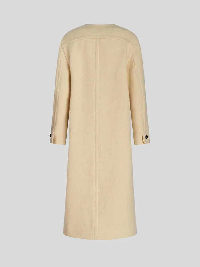 Women Oversize Long Coat With Embroidery Etro Coats And Outerwear