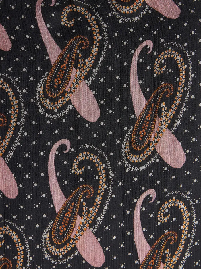 Women Paisley Crepon Mini Dress Etro Dresses