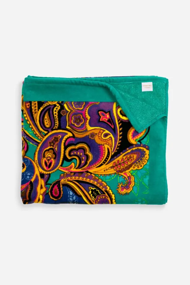 Women PAISLEY HEARTS BEACH TOWEL Paisley Hearts Johnny Was Swim and Resort Women PAISLEY HEARTS BEACH TOWEL Paisley Hearts Johnny Was Swim and Resort