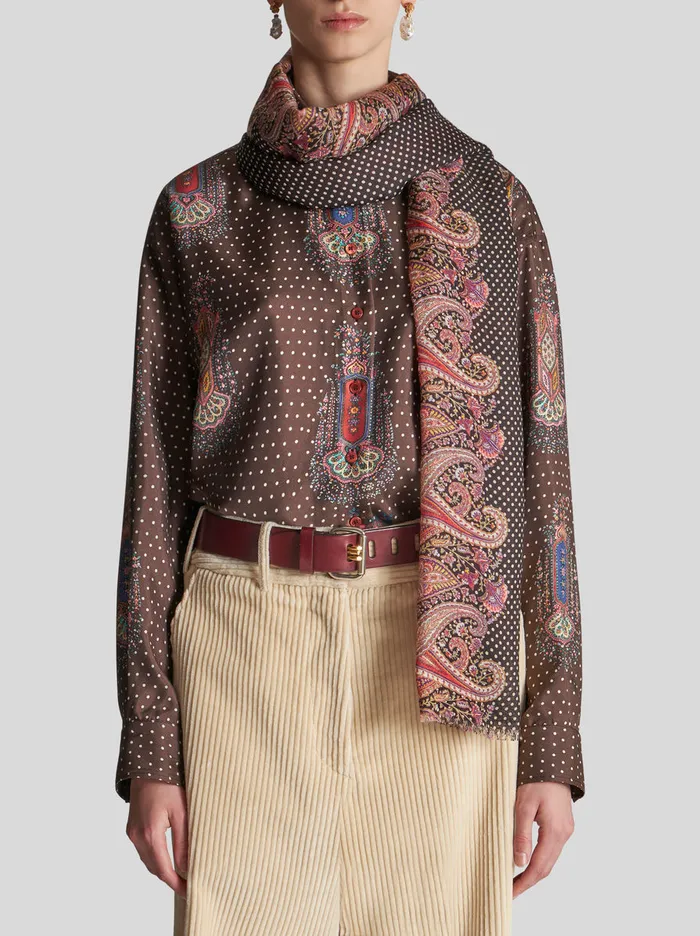 Women Paisley Scarf Etro Scarves And Silk