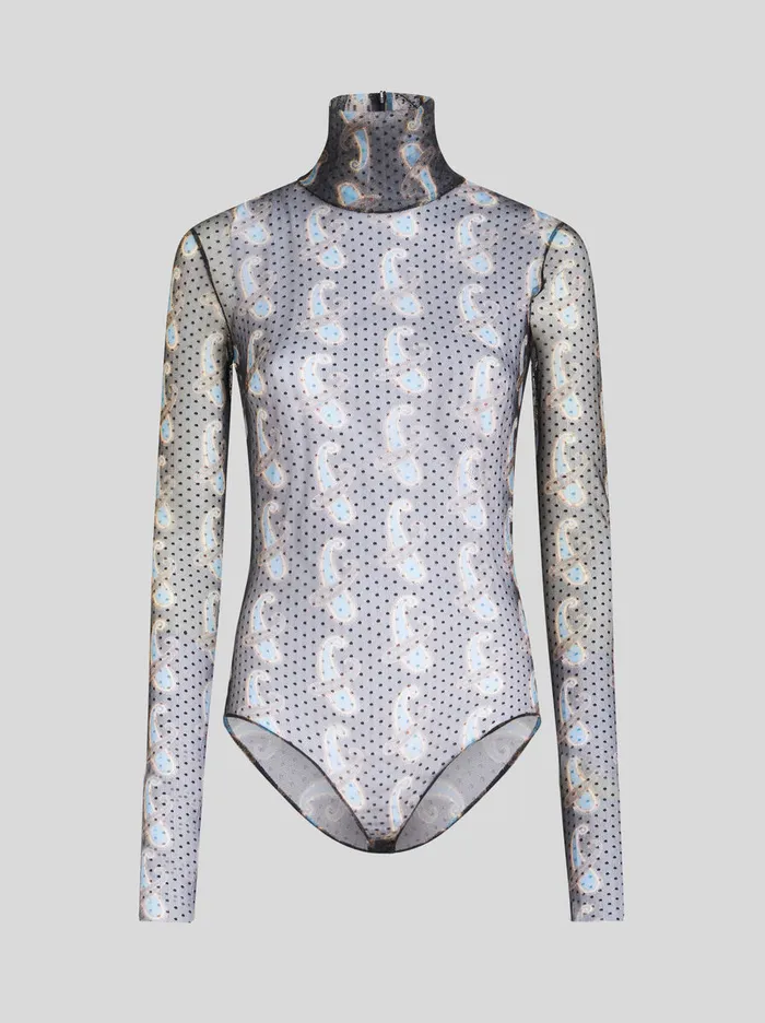 Women Paisley Tulle Body Etro Tops