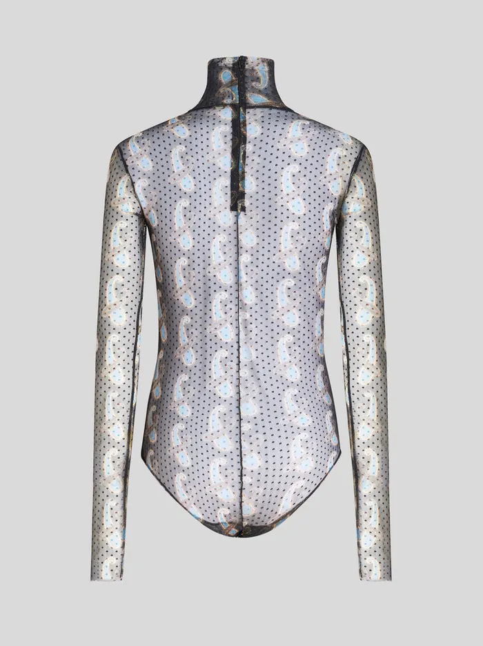 Women Paisley Tulle Body Etro Tops
