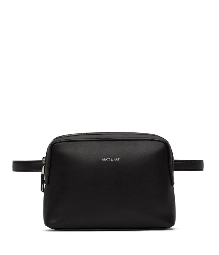 Women Paris Vegan Belt Bag 8211 Loom Blacks Matt and Nat Clutches