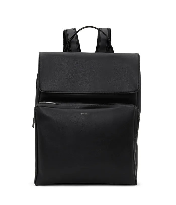 Women Paxx Vegan Backpack 8211 Vintage Black Matt and Nat Diaper Bags