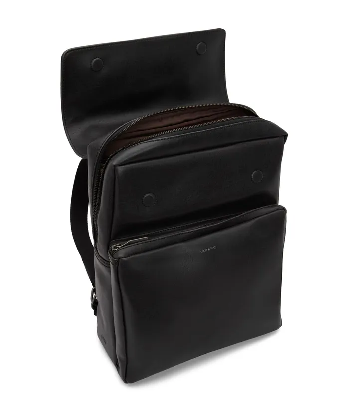 Women Paxx Vegan Backpack 8211 Vintage Black Matt and Nat Diaper Bags