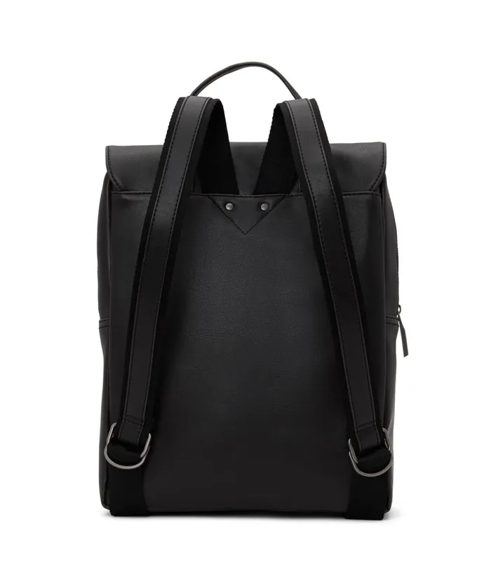 Women Paxx Vegan Backpack 8211 Vintage Black Matt and Nat Diaper Bags