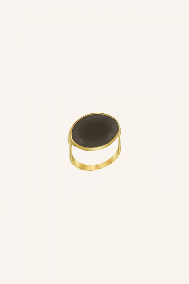 Women PD OVAL RING Biscuit Bybar Jewellery