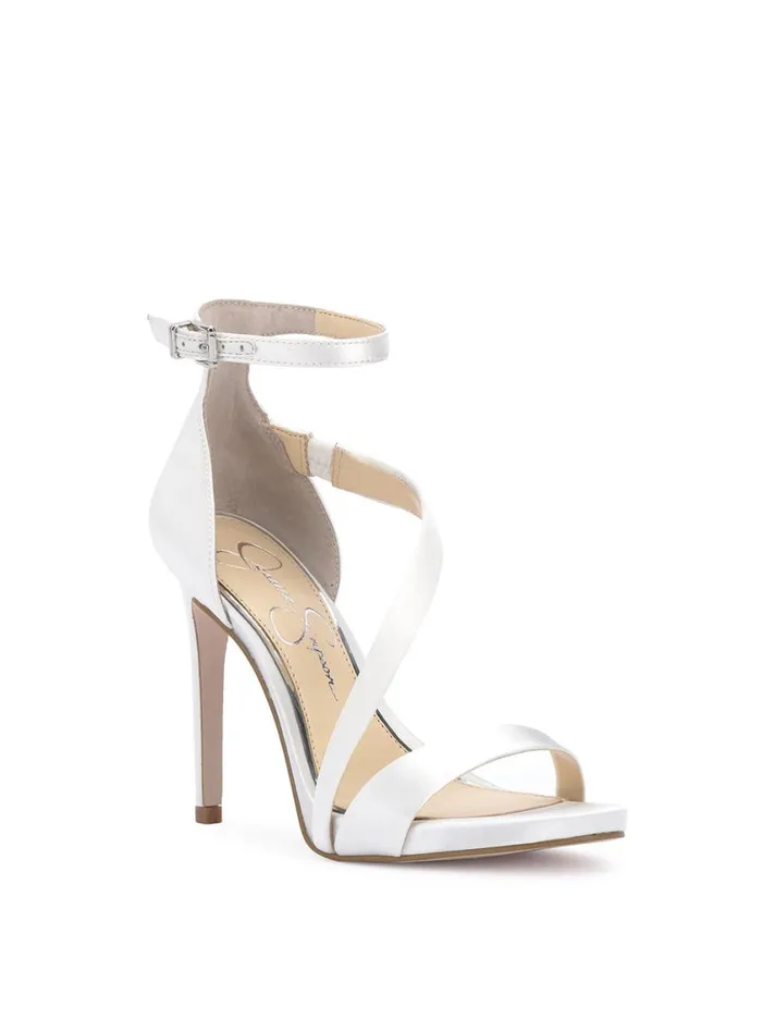 Women Platforms Jessica Simpson Rayli High Heel Sandal In White