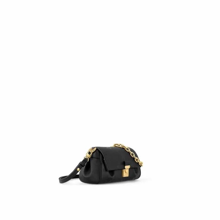 Women Pochette Metis Bag Louis Vuitton Louis Vuitton M45813 Favorite Monogram Empreinte Leather Black 8211 Louis Vuitton Handbag Store