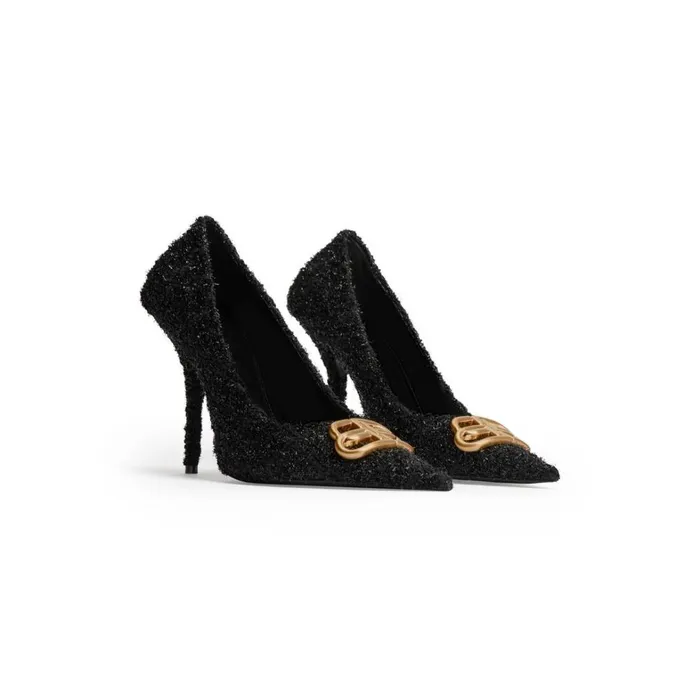 Women Pumps and Heels Balenciaga Square Knife Bb 110mm Pump In Black