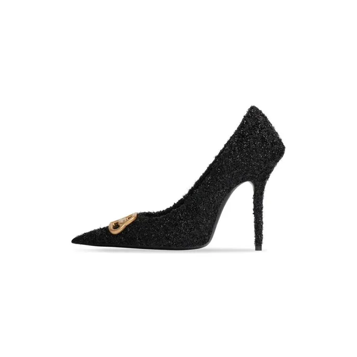 Women Pumps and Heels Balenciaga Square Knife Bb 110mm Pump In Black