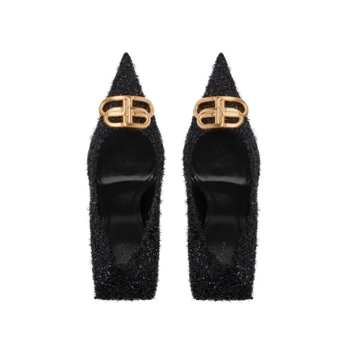 Women Pumps and Heels Balenciaga Square Knife Bb 110mm Pump In Black