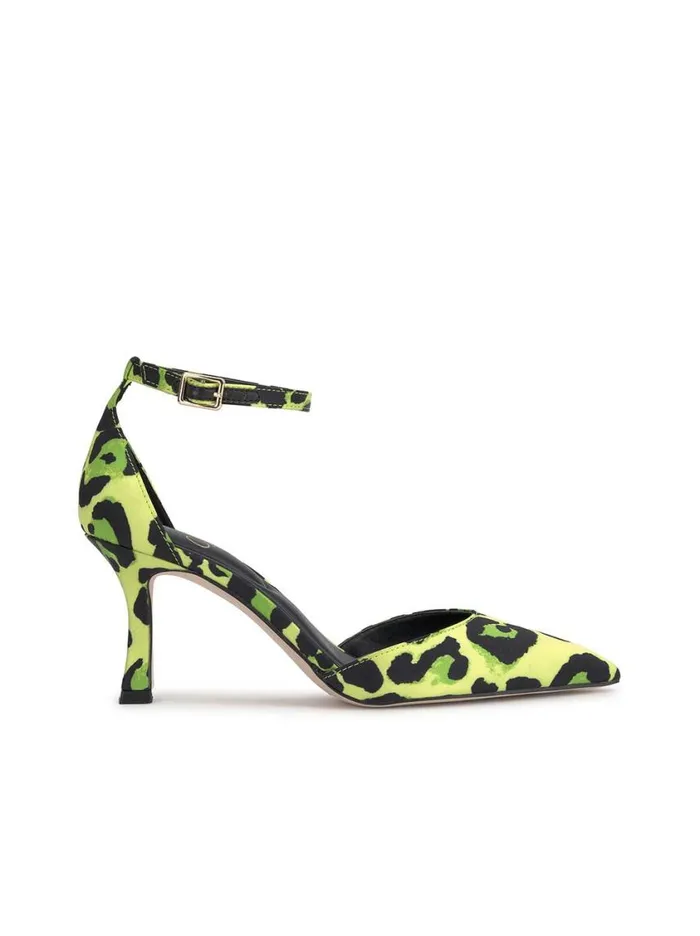 Women Pumps Jessica Simpson Foxena Pointed Toe Pump In Green Leopard