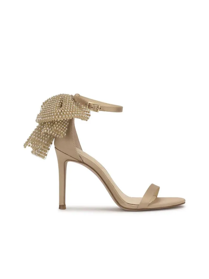Women Pumps Jessica Simpson Moure Bow Heel In Champagne