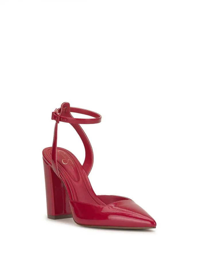 Women Pumps Jessica Simpson Nazela Pump In Red Muse