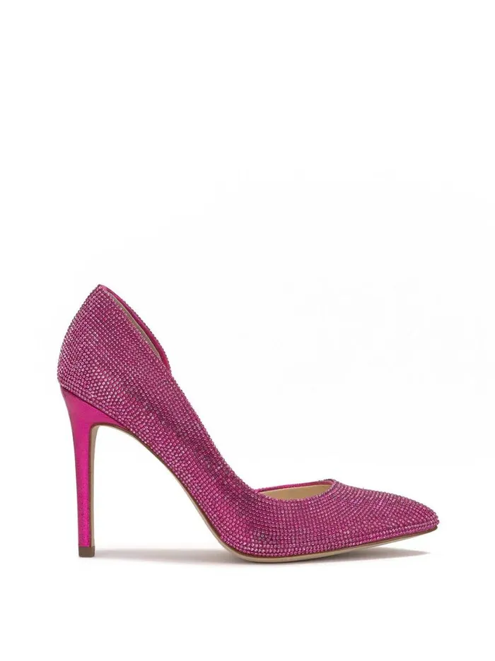 Women Pumps Jessica Simpson Prizma D039Orsay Pump In Valley Pink Sparkle