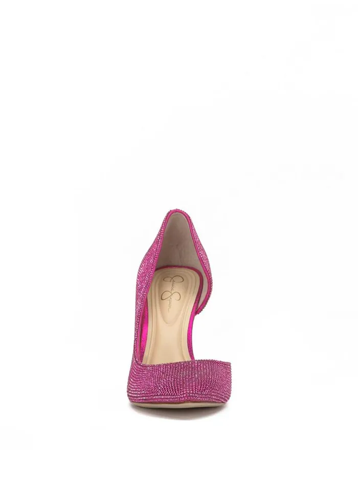 Women Pumps Jessica Simpson Prizma D039Orsay Pump In Valley Pink Sparkle