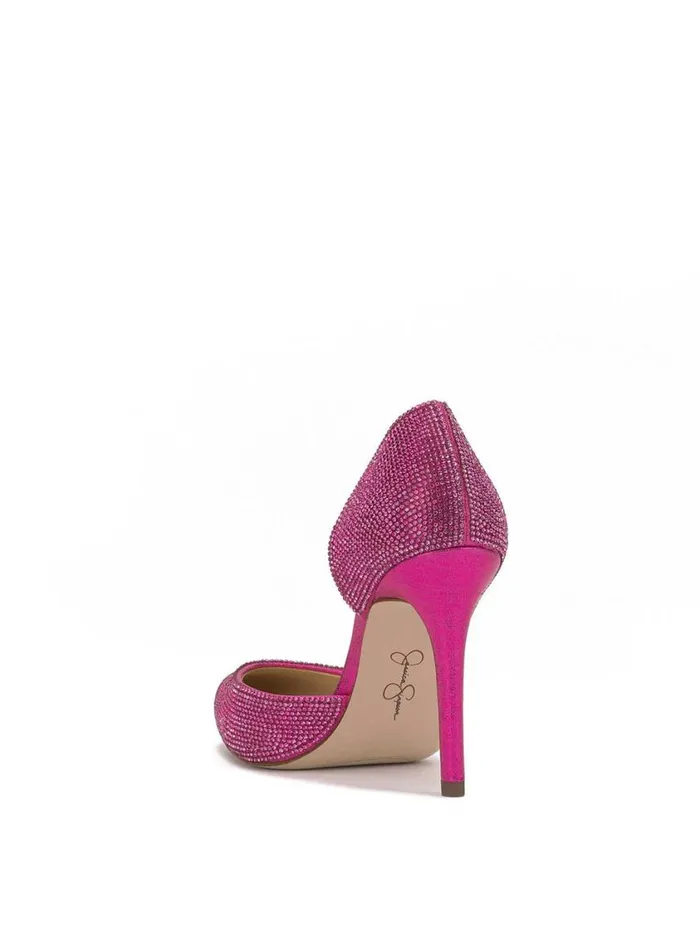 Women Pumps Jessica Simpson Prizma D039Orsay Pump In Valley Pink Sparkle